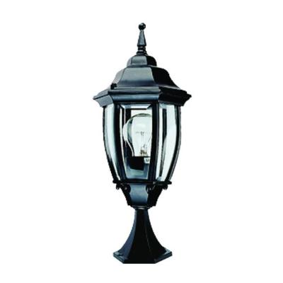 Borne extérieure style lampadaire provençal en Métal noir - Culot E27