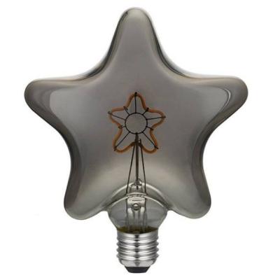 Ampoule LED décorative forme Étoile verre fumé - Culot E27