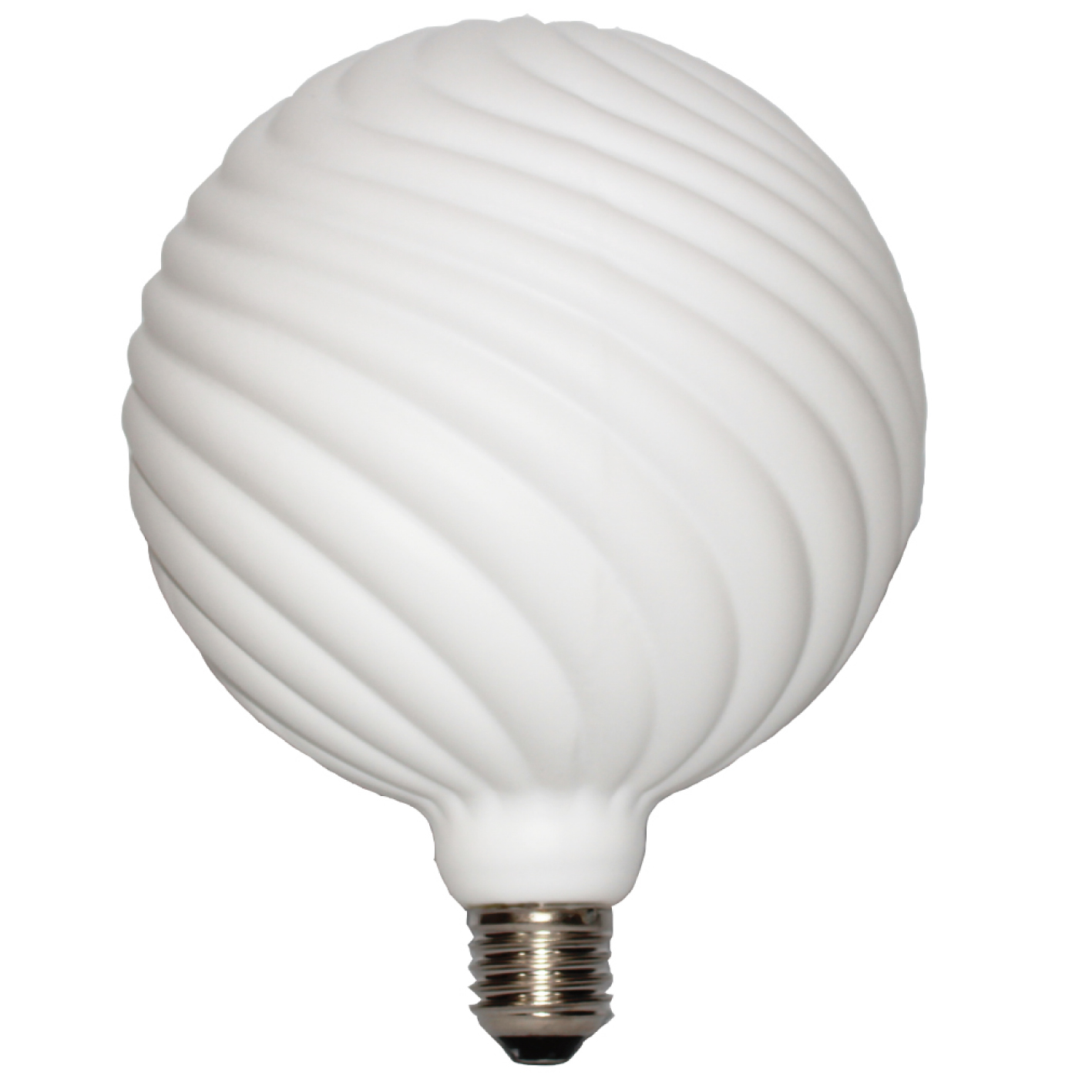 Ampoule décorative E27 LED forme Globe blanc - 6W - 600lm - 4000K