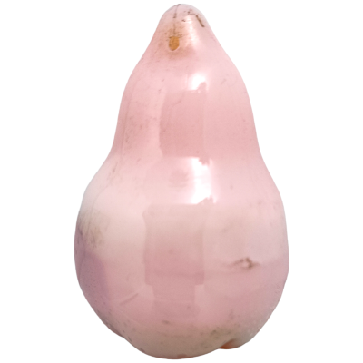 Perle poire - Rose laiteuse - Grand modèle