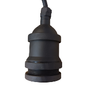 Suspension extérieure IP44 - pavillon câble 150cm et douille E27
