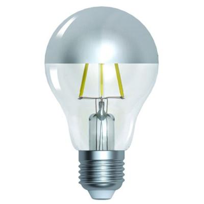 Ampoule LED à calotte opaque métallisée argentée - Culot E27