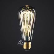 Ampoule LED Edison - Filament double looping - Culot E27