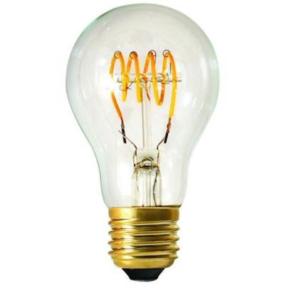 Ampoule LED - Culot E27 - Filament 4 looping - Verre transparent