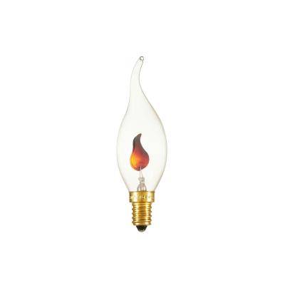 Ampoule LED - Culot E14 - Flamme intérieur incurvée