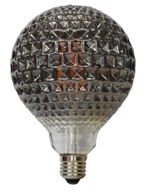 Ampoule LED décorative -Globe E27 - Effet mosaique - 4W - Blanc chaud