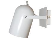 Applique intérieure Spot dirigeable en métal laqué blanc culot E27 
