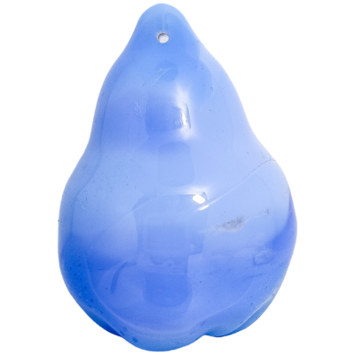 Perle poire - Bleu nacrée - Grand modèle