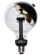 Ampoule LED culot E27 forme globe avec parabole noire amovible - Grand modèle - G120