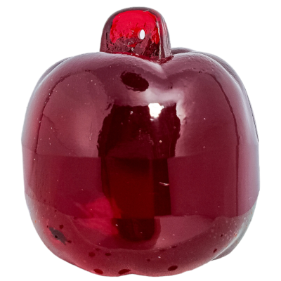 Perle pomme rouge rubis