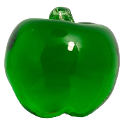 Perle pomme verte translucide