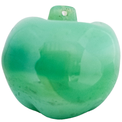 Perle pomme vert nacré