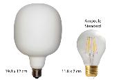 Ampoule Décorative LED - Culot E27 - Verre blanc mat  - 4W - 4000K