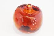Perle pomme orange caramel translucide