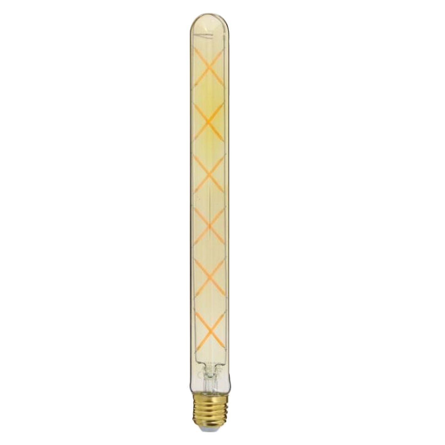 Ampoule LED - Tube géant verre ambré - culot E27 - 5W - 500 lumens