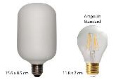 Ampoule LED - Culot E27 - Forme gélule blanche XL - 4000K - 4W