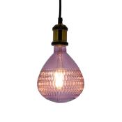 Ampoule LED déco Ballon Rose, culot E27, 4W , 300 lumens, lumière blanc chaud