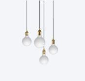 Ampoule LED E27 - Globe opaline G95 - E27 - 10W - 2700K - 1250LM
