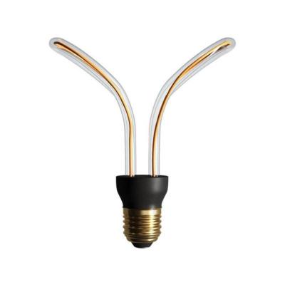 Ampoule LED Art décorative -  Forme double tige - Culot E27