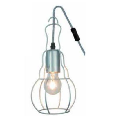 Lampe baladeuse en métal gris  style industriel - Culot E27 max 60W