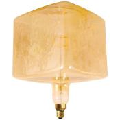 Ampoule LED XXL - Cube ambré - 25x38 cm - Culot E27