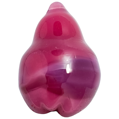 Perle poire - Coloris framboise - Grand modèle