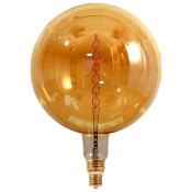 Ampoule LED XXL - Globe filament spirale - 25x38 cm - Culot E27