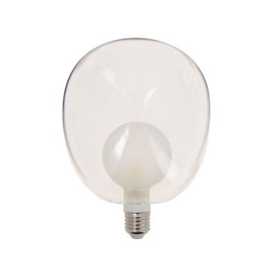 Ampoule LED déco - double verre - culot E27 - blanc neutre - forme allongée