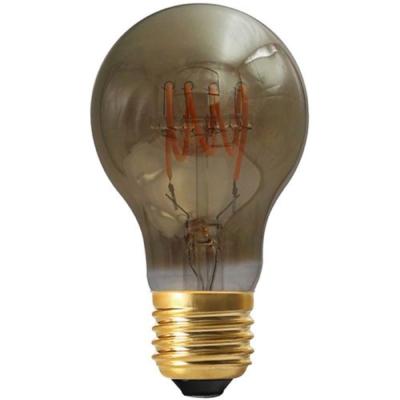 Ampoule LED - Culot E27 - Filament 4 looping - Verre Fumé