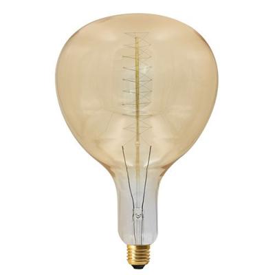 Ampoule LED E27 - Forme poire filament métallique 