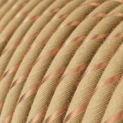 Câble rond - Tissu Jute - Spirales