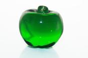 Perle pomme verte translucide