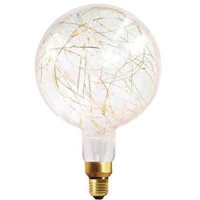 Ampoule décorative filaments multi led blanc - globe culot E27 
