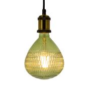 Ampoule LED déco Ballon Vert - culot E27 - 4W - 340 lumens - lumière blanc chaud
