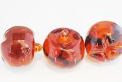 Perle pomme orange caramel translucide