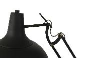 Applique lampe d'architecte en métal bras articulé noir mat E27
