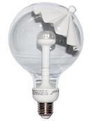 Ampoule LED culot E27 forme globe avec parapluie blanc amovible - Grand modèle