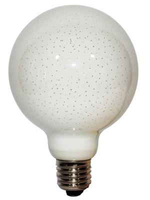 Ampoule LED culot à vis E27 - Effet ciel étoilé - 6W - 2700K - Diam 95mm