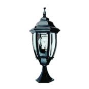 Borne extérieure style lampadaire provençal en Métal noir - Culot E27