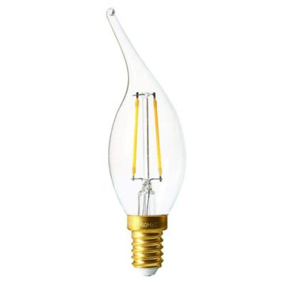Ampoule LED - Culot E14 - Flamme courbée