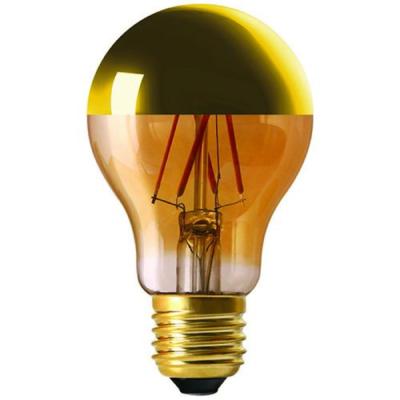 Ampoule LED à calotte opaque métallisée dorée - Culot E27